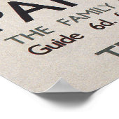 British Railways Girl Looking over a Cliff Poster (Ecke)