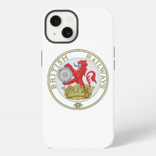 British Railways Löwenlogo iPhone Hülle (Rückseite)