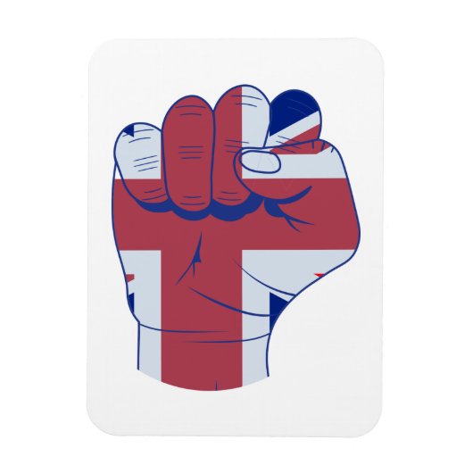 British Raised Fist Magnet (Vertikal)