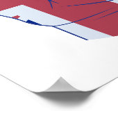 British Raised Fist Poster (Ecke)