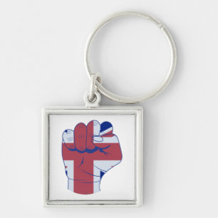 British Raised Fist Schlüsselanhänger