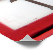 British Red Box Phone Booth Poster (Ecke)