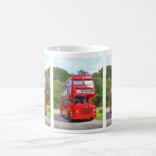 BRITISH RED BUS KAFFEETASSE (Mittel)