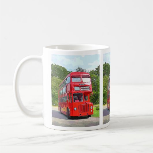 BRITISH RED BUS KAFFEETASSE (Links)