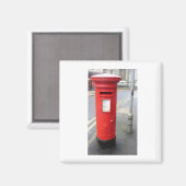 British Red Post Box Magnet (Vorderseite/Rückseite)
