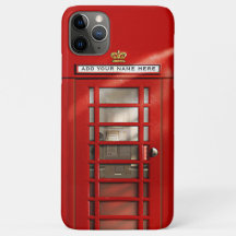 British Red Telefone Box Personalisiert