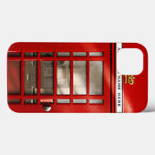 British Red Telefone Box Personalisiert Case-Mate iPhone Hülle (Rückseite (Horizontal))