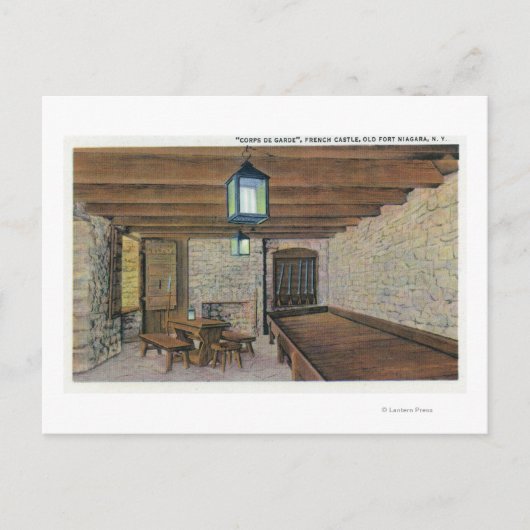 British Redoubt, French Barracks, Powder Magazin Postkarte (Vorderseite)