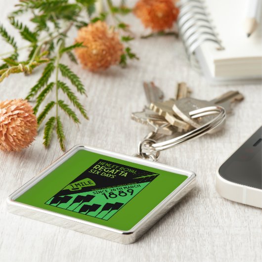 British River Thames Regatta Schlüsselanhänger (Seite)