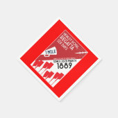 British River Thames Regatta Serviette (Ecke)