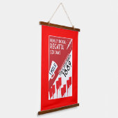 British River Thames Regatta Wandteppich Mit Holzrahmen (Gewinkelt)