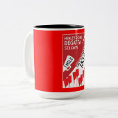 British River Thames Regatta Zweifarbige Tasse (Vorderseite Links)