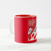 British River Thames Regatta Zweifarbige Tasse (Vorderseite Links)
