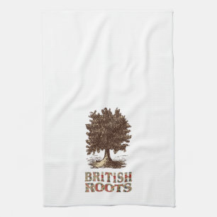British Roots Family Tree Tee Handtuchhandtuch Han Handtuch
