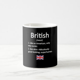 British Roots Great Britain Flag Britisches Erbe Kaffeetasse