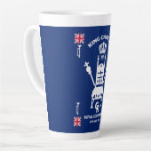 British Royal Coronation King Charles III Milchtasse (Linke Ecke)