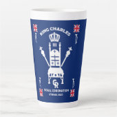 British Royal Coronation King Charles III Milchtasse (Vorderseite)
