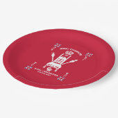 British Royal Coronation King Charles III Pappteller (Schrägansicht)