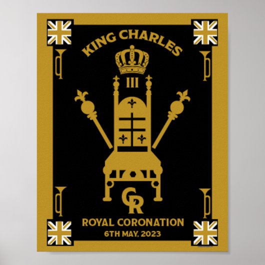 British Royal Coronation King Charles III Poster (Vorne)