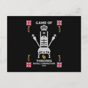 British Royal Coronation King Charles III Postkarte