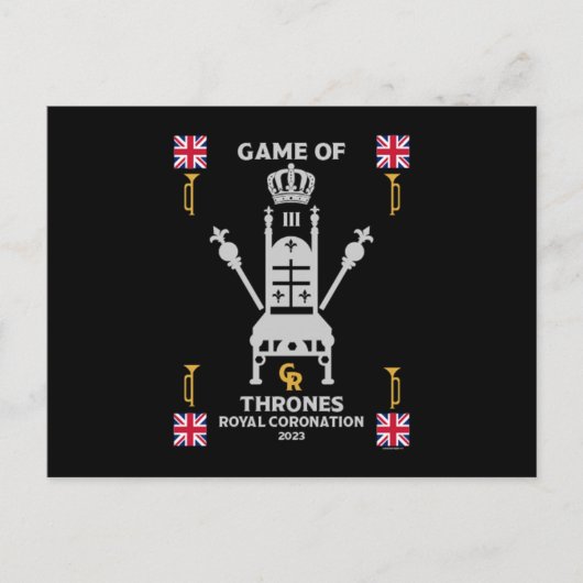 British Royal Coronation King Charles III Postkarte (Vorderseite)