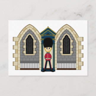 British Royal Guard RSVP Card Karte
