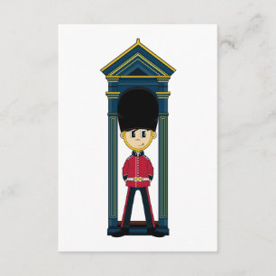 British Royal Guard RSVP Card Karte