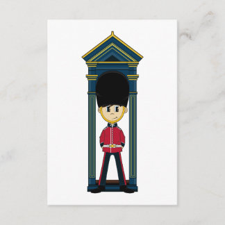 British Royal Guard RSVP Card Karte