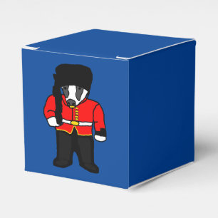 British Royal Guard UK Badger Beefeater Cartoon Geschenkschachtel