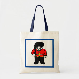 British Royal Guard UK Badger Beefeater Cartoon Tragetasche