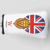 BRITISH Royal Lion Crown Golf Head Cover Headcover (Vorderseite)