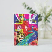British Royalty Pop Art Postkarte (Stehend Vorderseite)