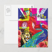 British Royalty Pop Art Postkarte (Vorne/Hinten)