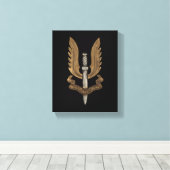 British SAS Leinwanddruck (Insitu (Holzboden))