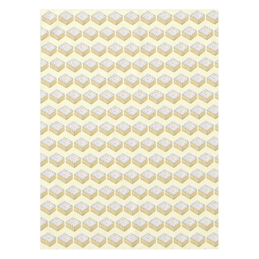 British School Cake Vanilla Slice Rainbow Sprinkle Tischdecke (Vorderseite)