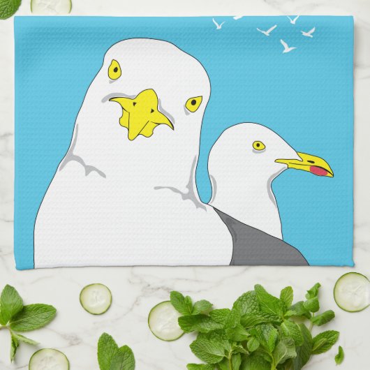 British Seaside Devon und Cornwall Souvenir Handtuch (Gefaltet)