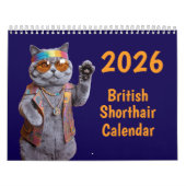British Shorthair Calendar Kalender (Titelbild)
