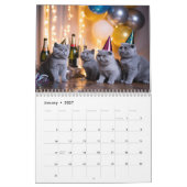 British Shorthair Calendar Kalender (Jan 2027)