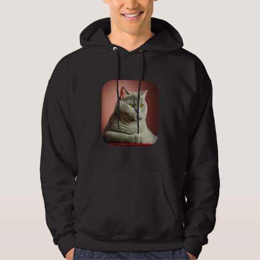 British Shorthair Cat 5 Hoodie (Vorderseite)