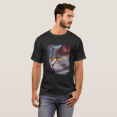 British Shorthair Cat 7 T-Shirt (Vorne ganz)