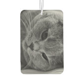 British Shorthair Cat Autolufterfrischer (Rückseite)