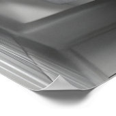 British Shorthair Cat Bathrobe Print, Funny Poster (Ecke)