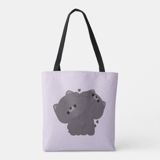 British Shorthair Cat Couple Tasche (Rückseite)