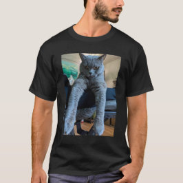 British Shorthair Cat Kitty Lay Hanging T-Shirt