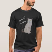 British Shorthair Cat Mom For Cat T-Shirt (Vorderseite)