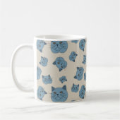 British Shorthair Cat Pattern Kaffeetasse (Links)