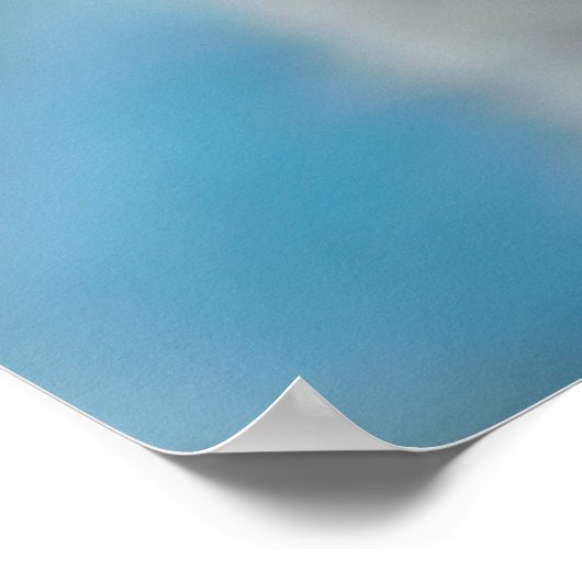 British Shorthair Cat Poster (Ecke)