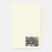 British Shorthair Cat Sandals Funny Niedlich Post-it Klebezettel (Vorderseite)