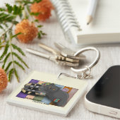 British Shorthair Cat Sandals Funny Niedlich Schlüsselanhänger (Vorderseite rechts)