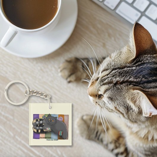 British Shorthair Cat Sandals Funny Niedlich Schlüsselanhänger